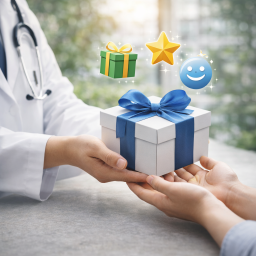 고객님 선물 아이콘